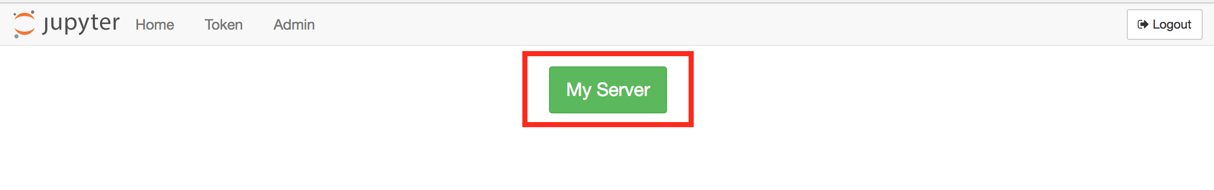 Start My Server button